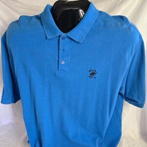 Polo Beverly Hills Blue Unisex Casual Polo (XXL)
